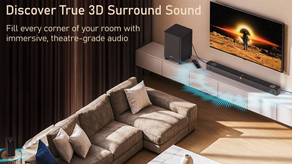 600W Output के साथ दमदार Sound Performance